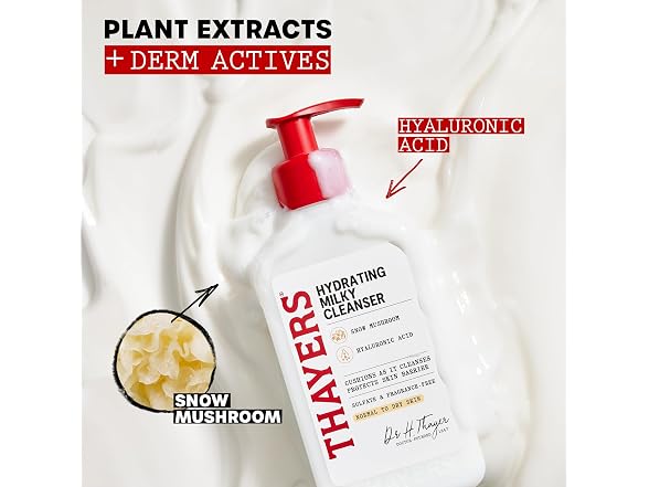 Thayers Milky Hydrating Face Cleanser with Snow