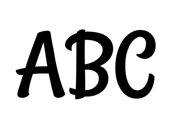 Creative Teaching Press Stylish Black 2" Uppercase Stickers
