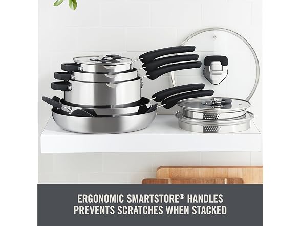 Zakarian by Dash Stainless Steel Cookware Set