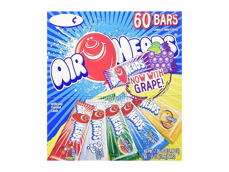 Airheads Bars Variety Pack, 60-Count