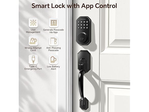 Ulecoce SL03 Front Door Lock Set