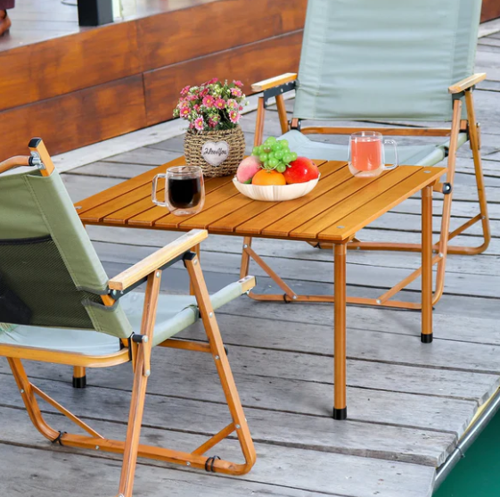 SONICGRACE All Purpose Foldable Wooden Table - Gallery 21