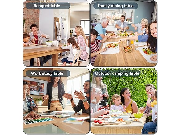 Haiput Wam Folding Tables, 6 Foot Folding Table wi