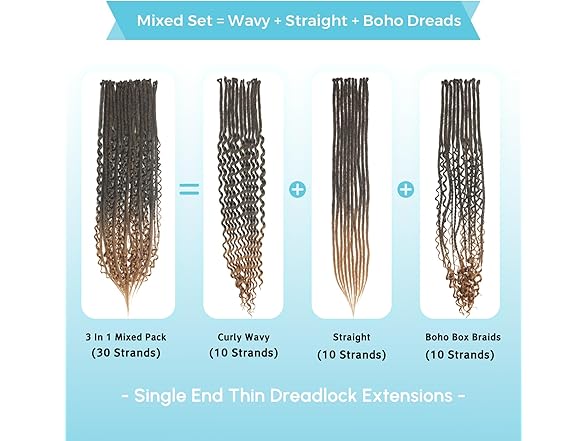 Kyriena SE Dreadlock Extensions