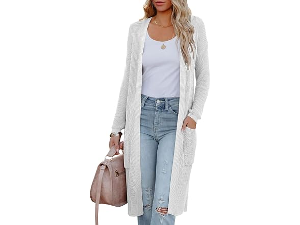 Amarmia Women (M) Long Sleeve Open Front Sweaters