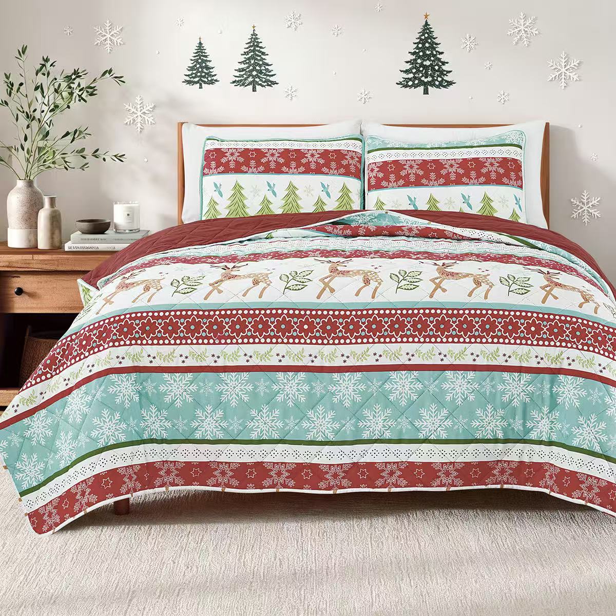 Dan River Christmas Print Quilt Sets - Gallery 10