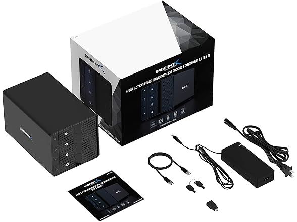 4-Bay USB 3.2 Gen 2 SATA Docking Station