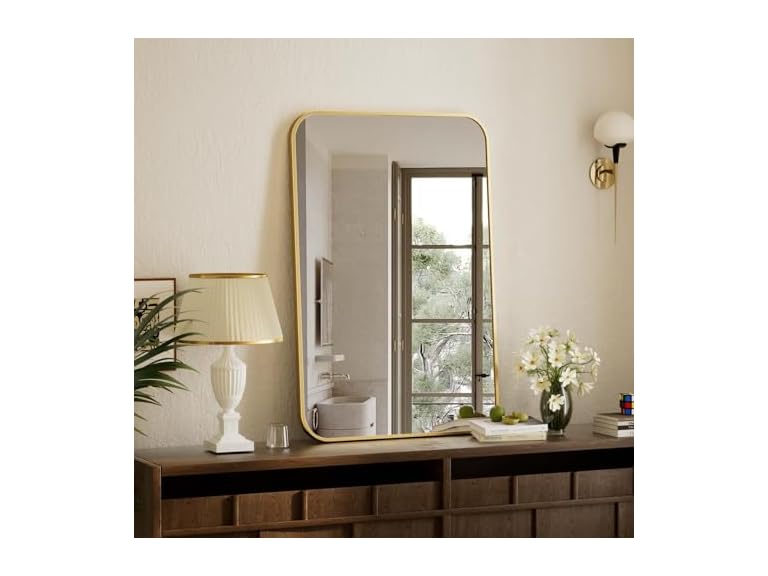BEAUTYPEAK BC125925060014 Wall Mounted Bathroom Mirror