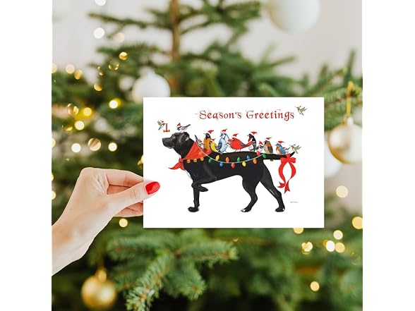 Tree-Free Greetings Bird Dog Christmas C - Gallery 7