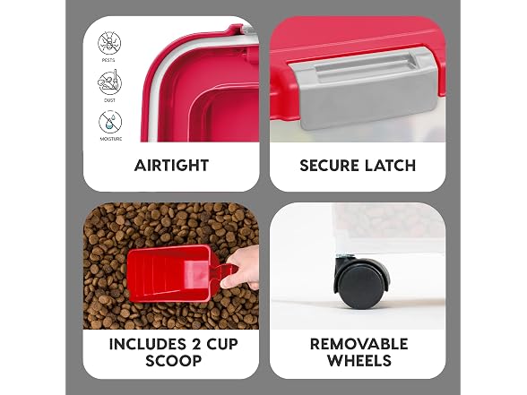 IRIS USA 3-Piece 35 Lbs / 45 Qt WeatherPro A