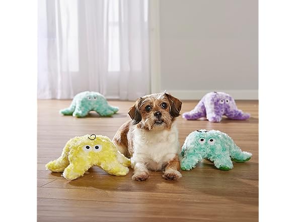 Gor Pets Plush Starfish Crinkle Dog Toy