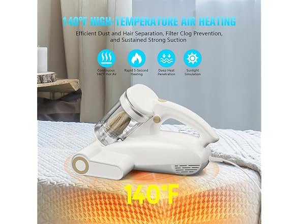 UZK Bed Mattress Handheld Vacuum Cleaner