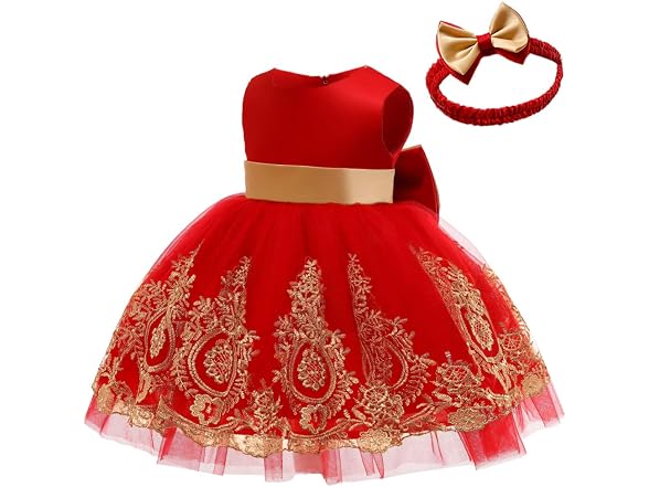 Tuiji Girls (2-3T) Christening Lace Birthday Dress