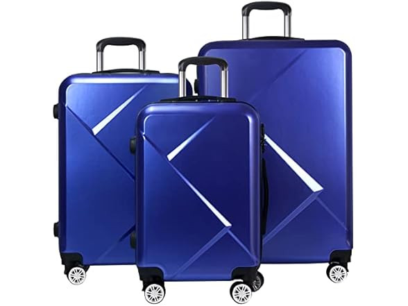 Tiktun Luggage Set 3pc Purple