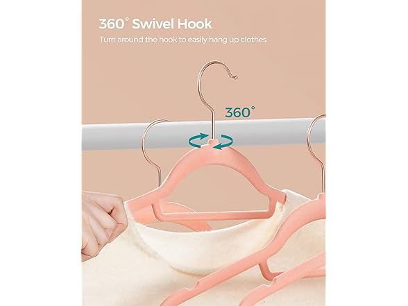 SONGMICS Velvet Hangers, Set of 50