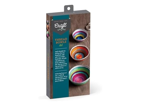 Craft Crush Cotton Thread Bowl DIY Kit