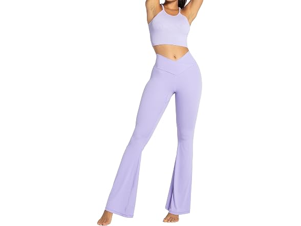 Sunzel Flare Leggings 30in L Lavender