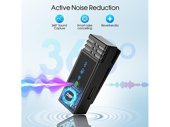 GARUTED Wireless Lavalier Microphone