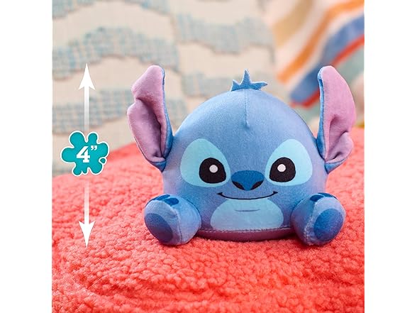 Disney Stitch Small Weighted Stitch 4" Plush