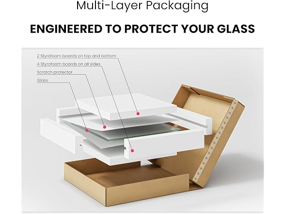 Dulles Glass Dulles Glass 12 inch Square Glass Table - Gallery 7