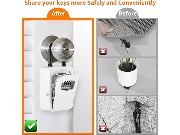 Fayleeko  Portable Key Lock Box