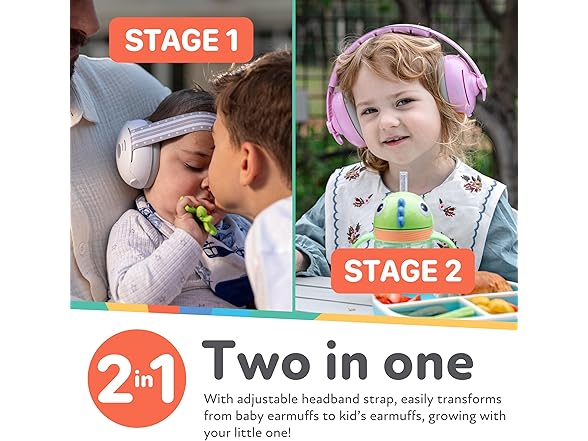 Nuby Noise-Canceling Baby Earmuffs