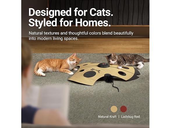 DownyPaws Interactive Cat Toy, 3 Modes