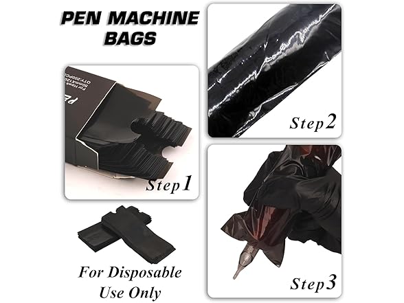 Autdor Large Machine Pen Covers 200pcs 