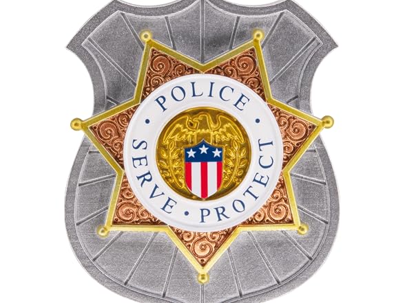 Hallmark Christmas Ornament, Police Badg - Gallery 5