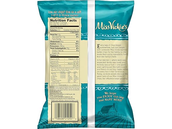 Miss Vickies Kettle Chips Sea Salt Vinegar 64pk
