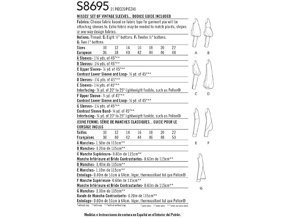 Simplicity Patterns 10-12-14-1,