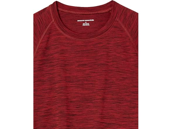 Amazon Essentials Quick-Dry UPF 50 Tee, Red (XS)