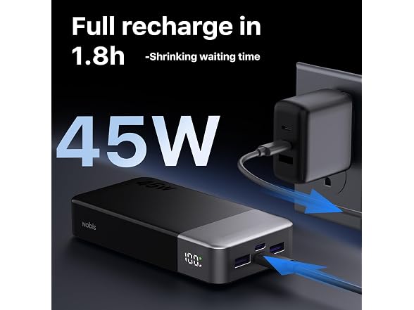 NOBIS 45W 20000mAh Portable Charger