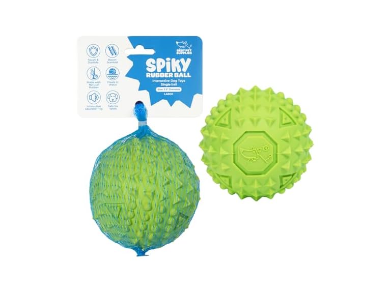 Best Pet Supplies Best Pet Supplies Squeaky Rubber Spiky