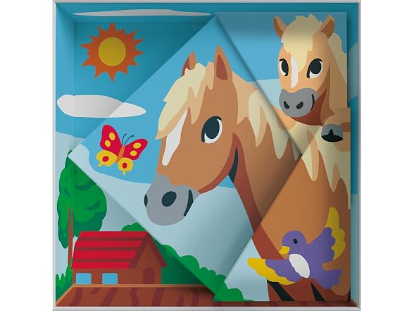 Ravensburger CreArt Do It Together: Horse Paint‑by‑Number Kit