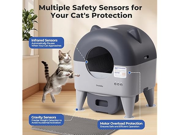 Self Cleaning Litter Box Automatic: Extra Large