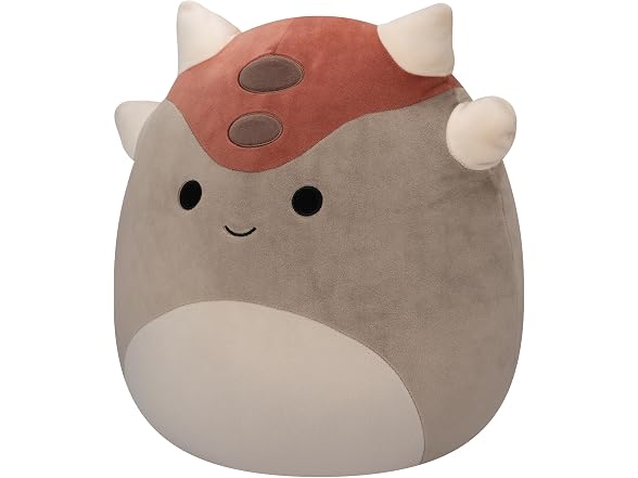 Squishmallows Original 14-Inch Ainhoca Grey Ankylosaurus