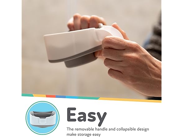 Nuby Collapsible Rinse Pail for Baby Bath Time