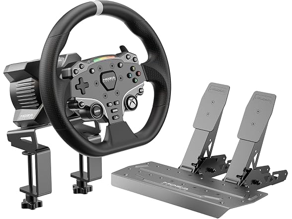 MOZA R3 Wheel and Pedals Kit for Xbox &