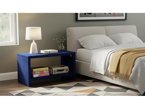 Cleo 31.5" Upholstered Nightstand