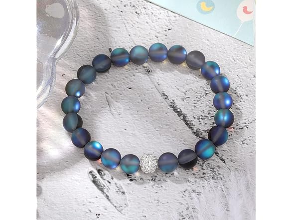 Mystic Mermaid Glass Charm Bracelet