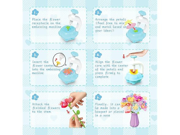 Fabric Flower Bouquets Toys