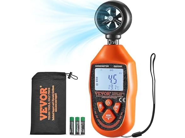 Portable Anemometer, 14-113 Degrees