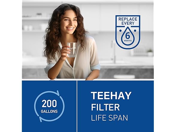 TEEHAY EPTWFU01 Water Filter Replacement