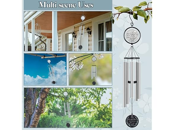 36" Wind Chimes, Mom Gift