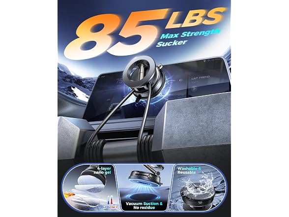 OBCPD Magnetic Car Phone Holder Black