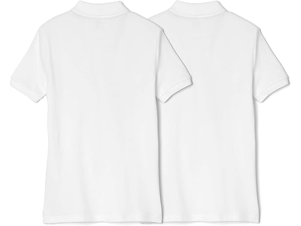 French Toast Girls White Polo (7-8)