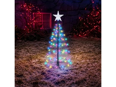 $15.99, Was $89.99, 82% Off! Hakol 19" Solar Outdoor Christmas Pathway Light – Multi-Colored dealfomo