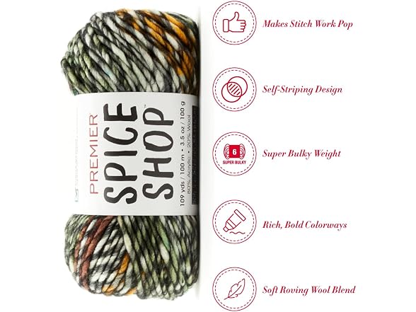 Premier Yarns Spice Shop, Super Bulky Yarn