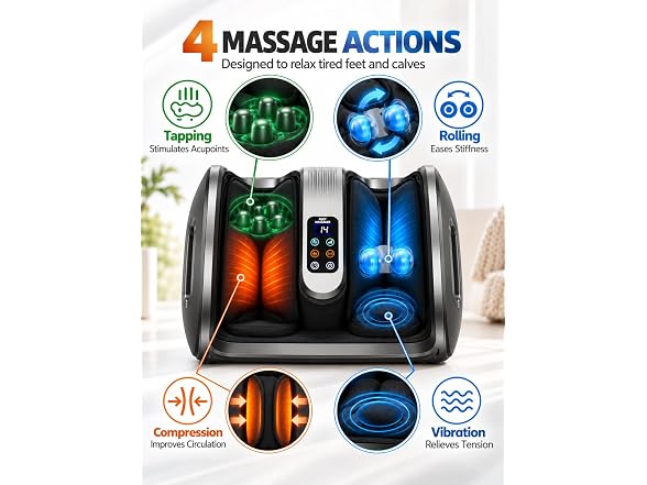 AEPR Shiatsu FSA Foot Massager with Heat